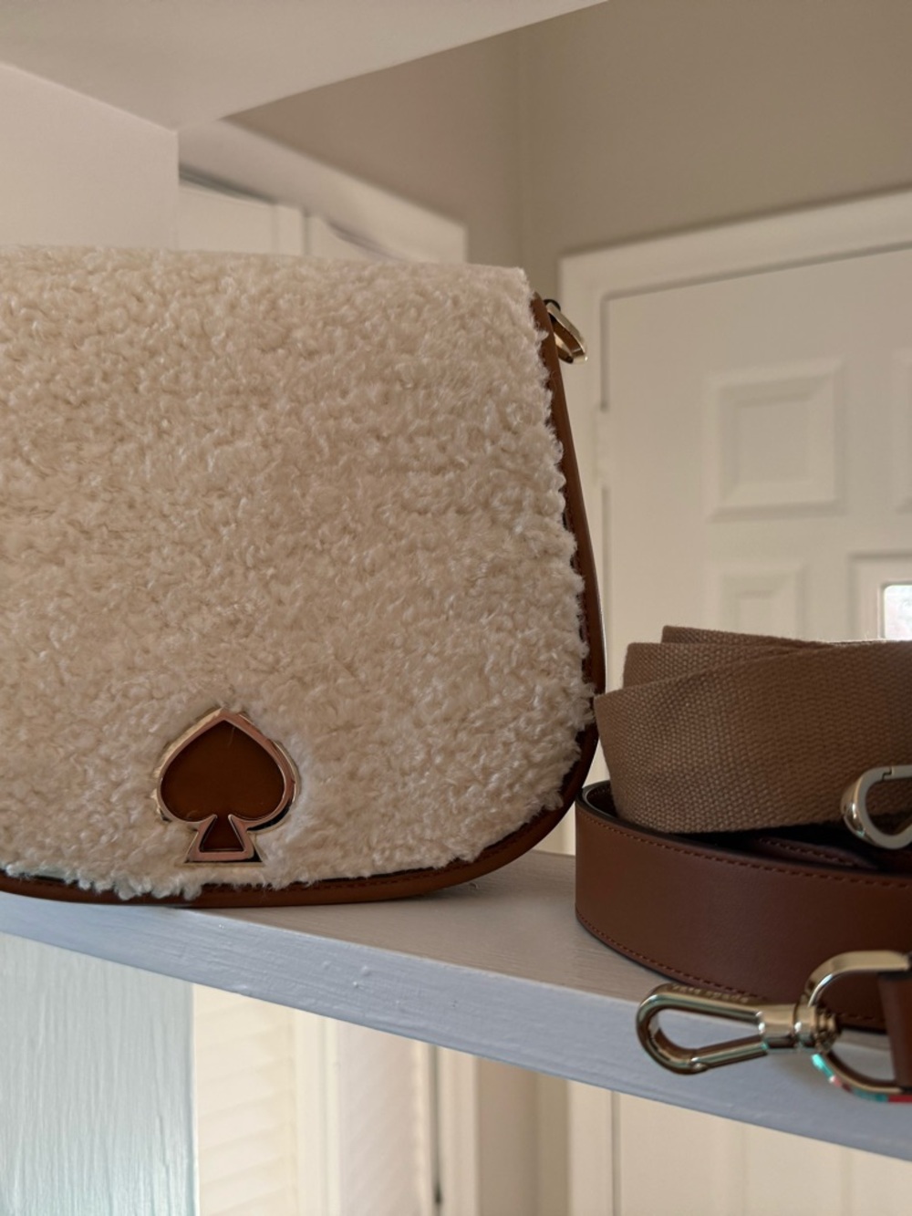 Kate Spade Sherpa Saddle Bag